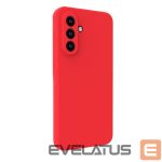 Back panel cover Evelatus Samsung Galaxy A56 Premium Magnetic Soft Touch Silicone Case Red