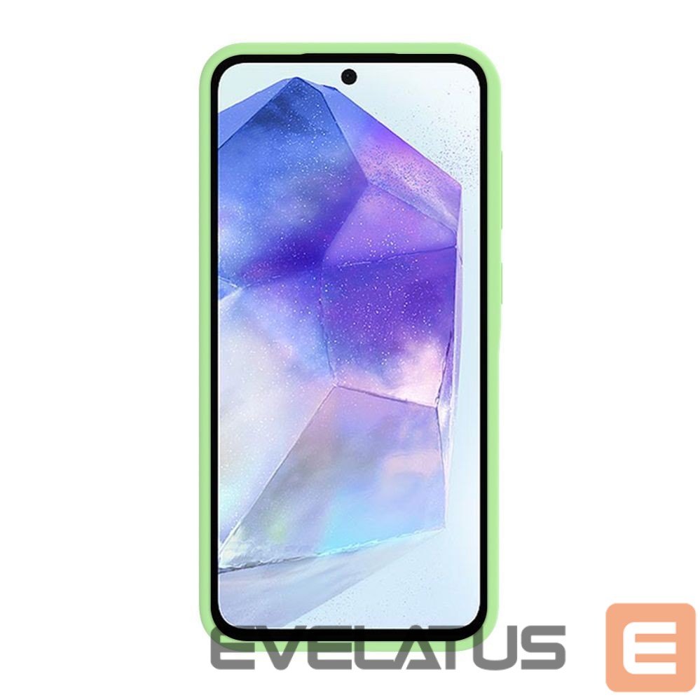 Back panel cover Evelatus Samsung Galaxy A56 Premium Magnetic Soft Touch Silicone Case Mint