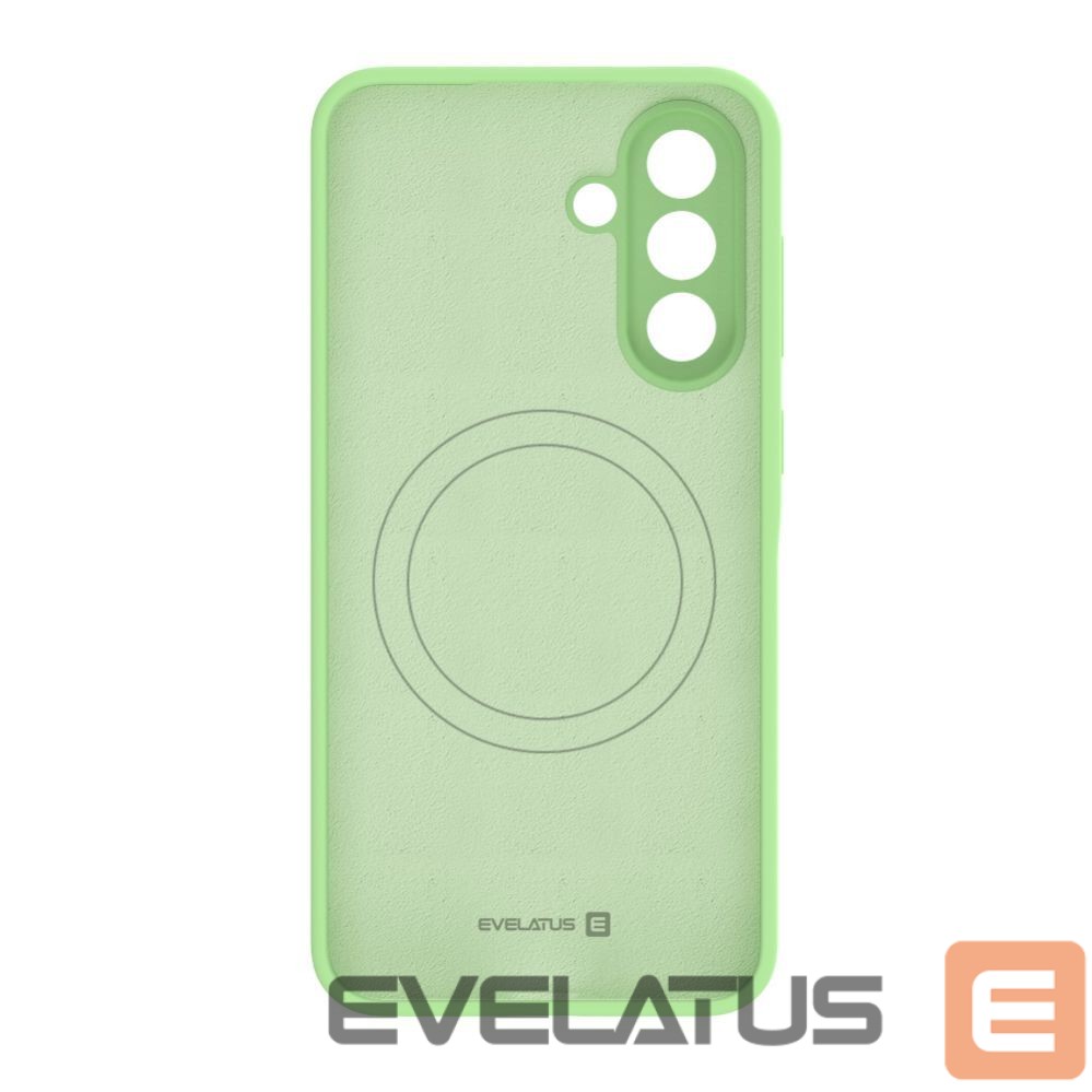 Back panel cover Evelatus Samsung Galaxy A56 Premium Magnetic Soft Touch Silicone Case Mint