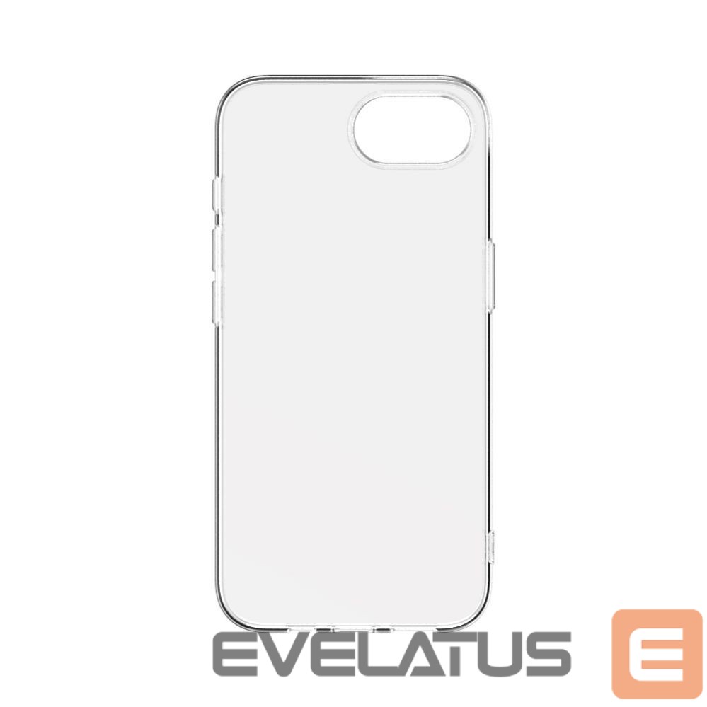Back panel cover Evelatus Apple iPhone 16e / SE4 Clear Silicone Case 1.5mm TPU Transparent