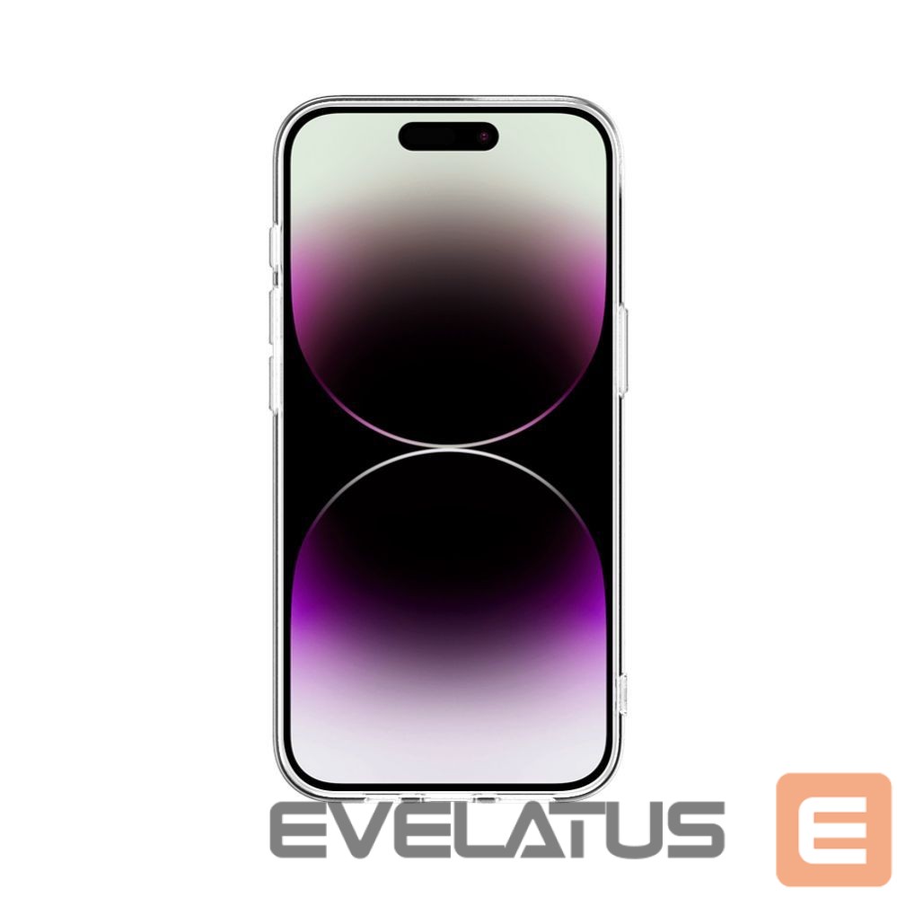 Back panel cover Evelatus Apple iPhone 16e / SE4 Clear Silicone Case 1.5mm TPU Transparent