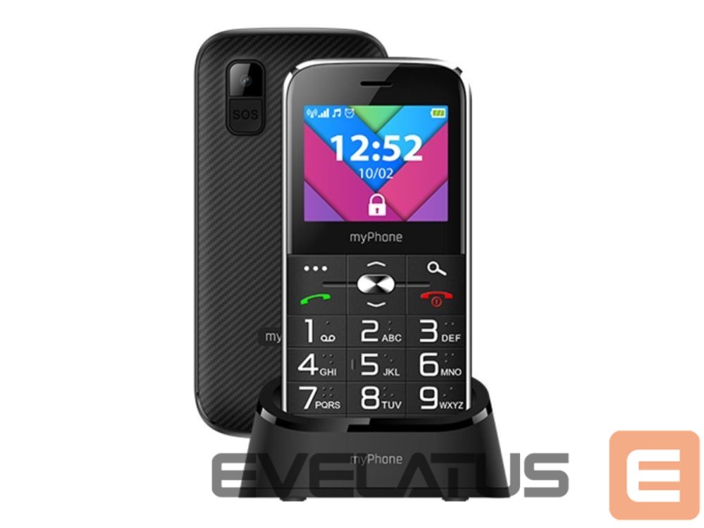 Cell phone MyPhone Halo C Dual SIM Black
