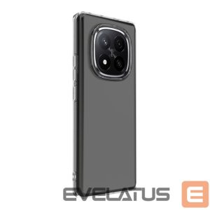 Back panel cover Evelatus Xiaomi Redmi Note 14 Pro Plus 5G Clear Silicone Case 1.5mm TPU Transparent