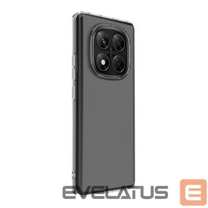 Back panel cover Evelatus Xiaomi Redmi Note 14 Pro 5G Clear Silicone Case 1.5mm TPU Transparent