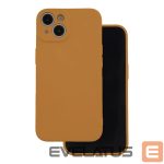 Back panel cover iLike - Samsung Galaxy A35 5G Silicone case Brown