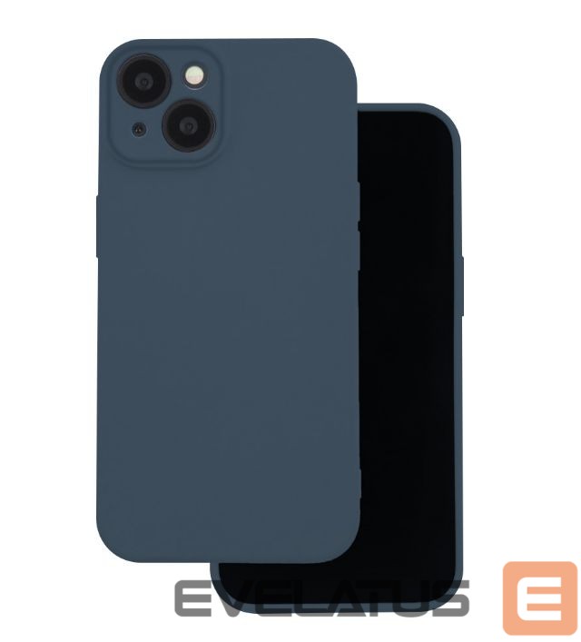 Back panel cover iLike - Samsung Galaxy S25 Edge Silicone case Dark Blue