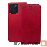 Book case iLike Samsung Galaxy S25 Edge Smart Suede Book case Red
