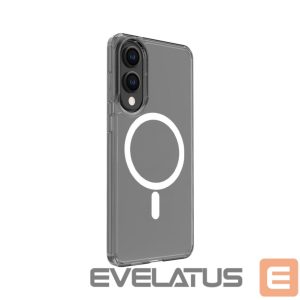 Back panel cover Evelatus Samsung Galaxy S25 Edge Clear Case with Magnetic Transparent
