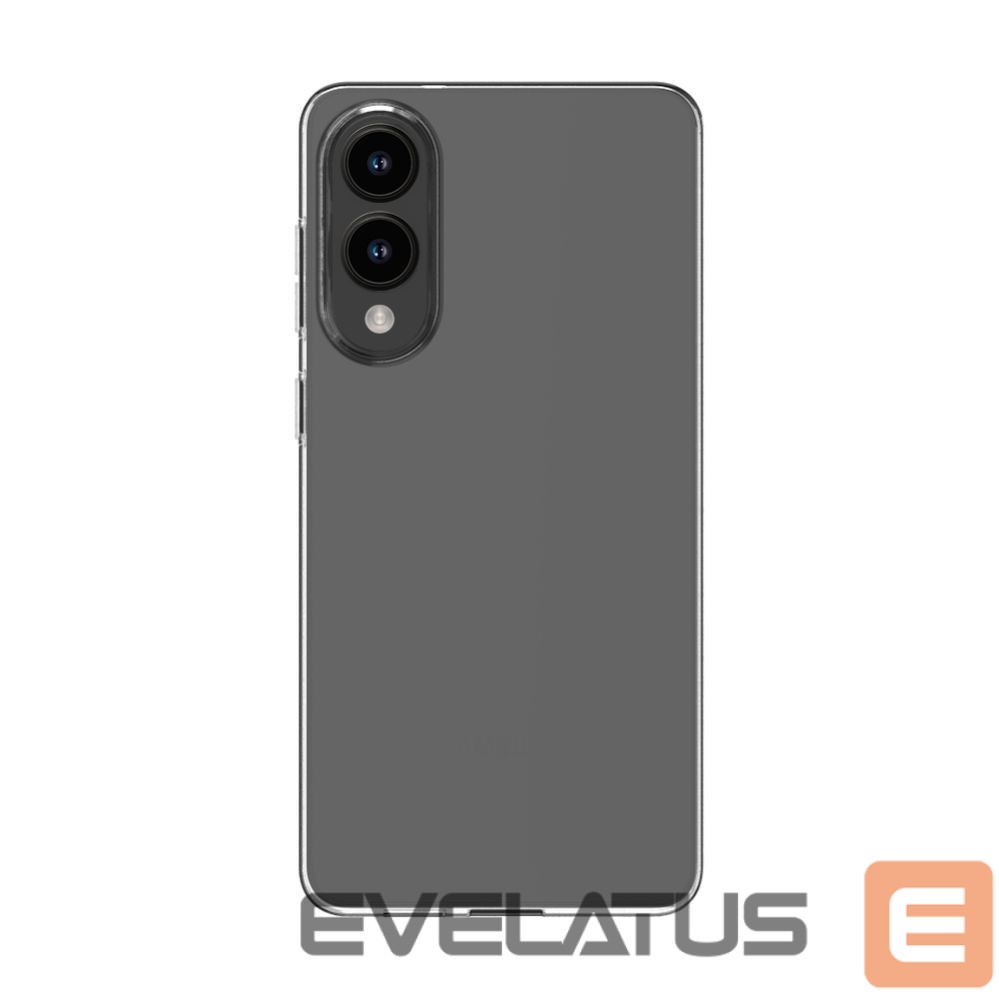 Back panel cover Evelatus Samsung Galaxy S25 Edge Clear Silicone Case 1.5mm TPU Transparent