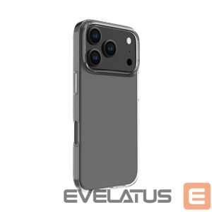 Back panel cover Evelatus Apple iPhone 17 Pro Clear Silicone Case 1.5mm TPU Transparent