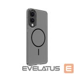 Back panel cover Evelatus Samsung Galaxy S25 Edge Clear Case MagSafe Silicone Transparent