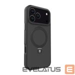 Back panel cover Evelatus Apple iPhone 17 Pro Max Shield Case With MagSafe & Stand Matte Black