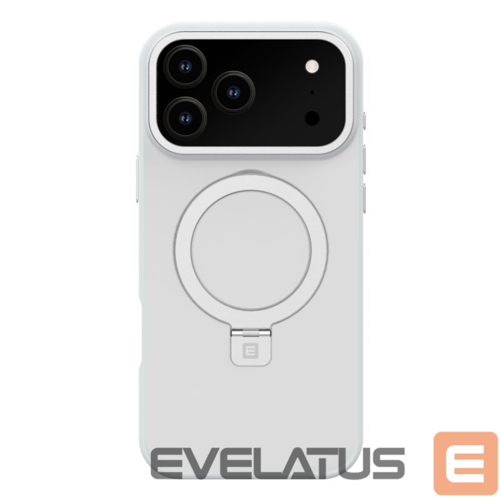 Back panel cover Evelatus Apple iPhone 17 Pro Max Shield Case With MagSafe & Stand Matte Silver