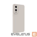 Back panel cover Evelatus Samsung Galaxy S25 Edge Premium Magnetic Soft Touch Silicone Case Pebble