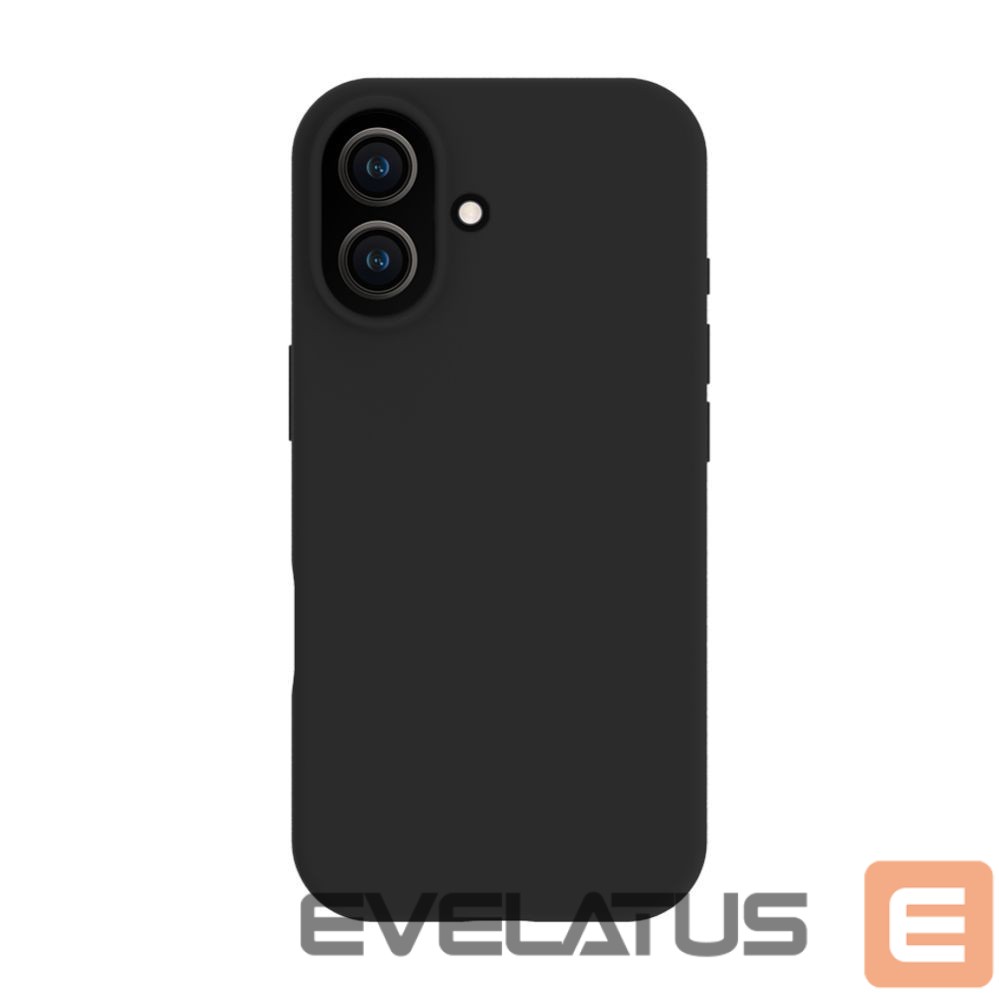 Back panel cover Evelatus Apple iPhone 17 Premium Magsafe Soft Touch Silicone Case Black