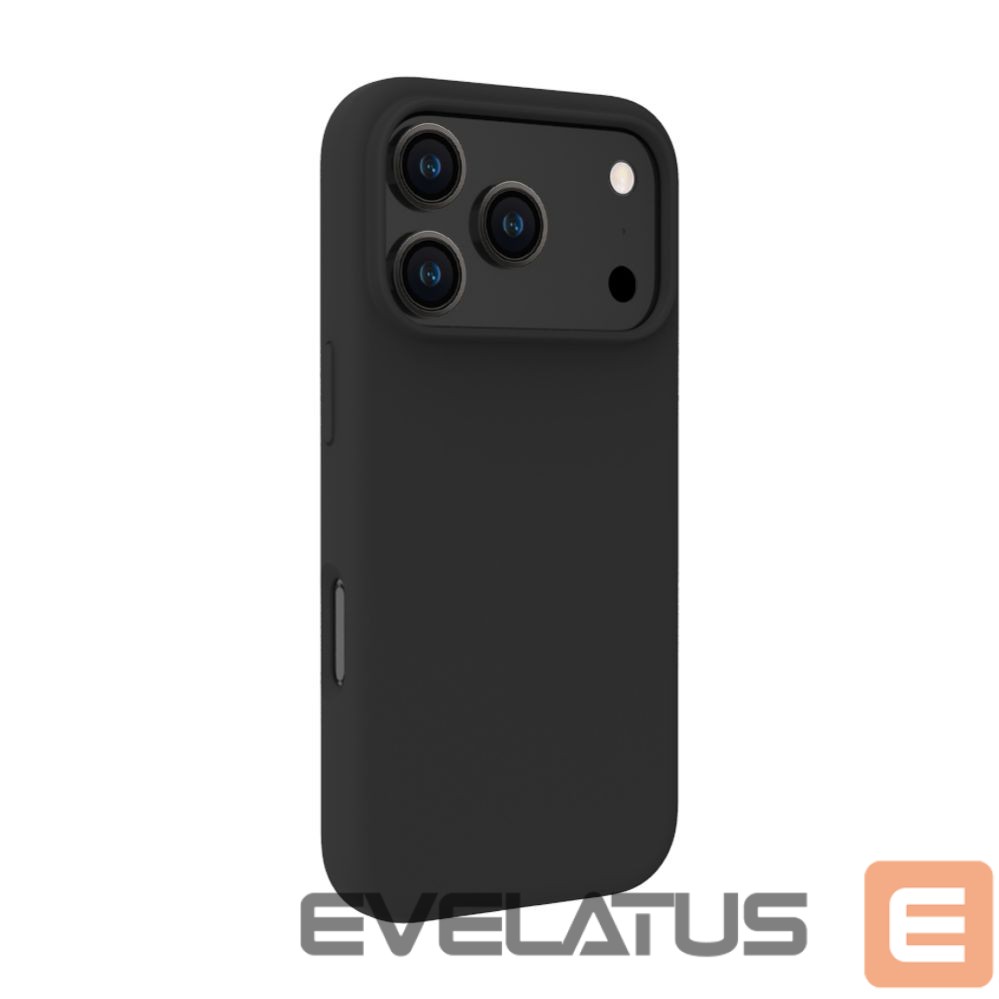 Back panel cover Evelatus Apple iPhone 17 Pro Premium Magsafe Soft Touch Silicone Case Black