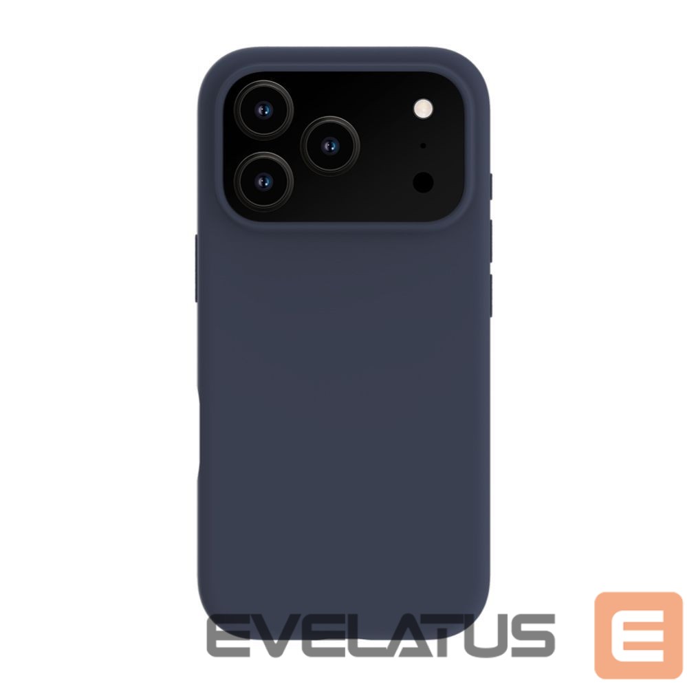 Back panel cover Evelatus Apple iPhone 17 Pro Premium Magsafe Soft Touch Silicone Case Midnight Blue
