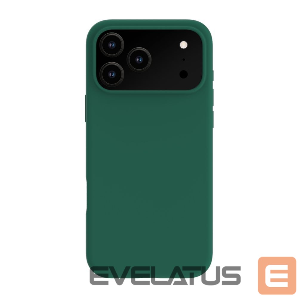 Back panel cover Evelatus Apple iPhone 17 Pro Max Premium Magsafe Soft Touch Silicone Case Atrovirens
