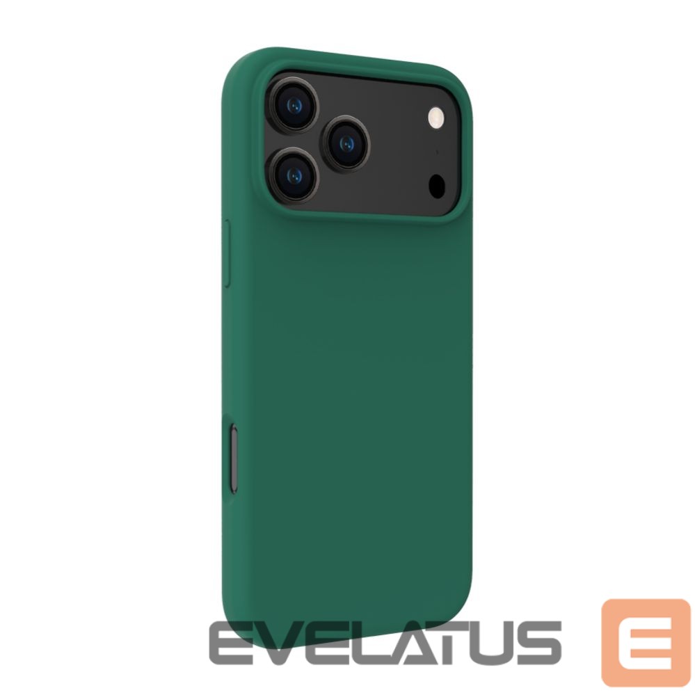 Back panel cover Evelatus Apple iPhone 17 Pro Max Premium Magsafe Soft Touch Silicone Case Atrovirens