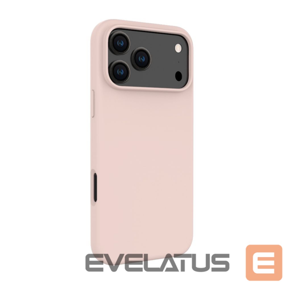 Back panel cover Evelatus Apple iPhone 17 Pro Max Premium Magsafe Soft Touch Silicone Case Pink Sand