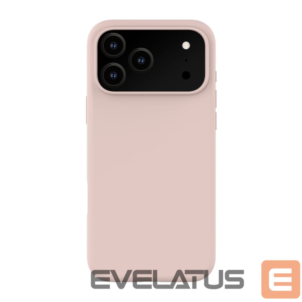 Back panel cover Evelatus Apple iPhone 17 Pro Max Premium Magsafe Soft Touch Silicone Case Pink Sand