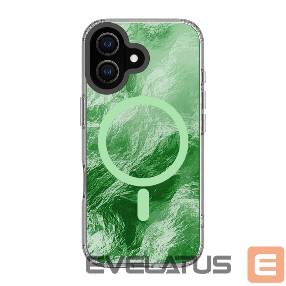 Back panel cover Evelatus Apple iPhone 17 IMD Glacier Case with Magsafe Green