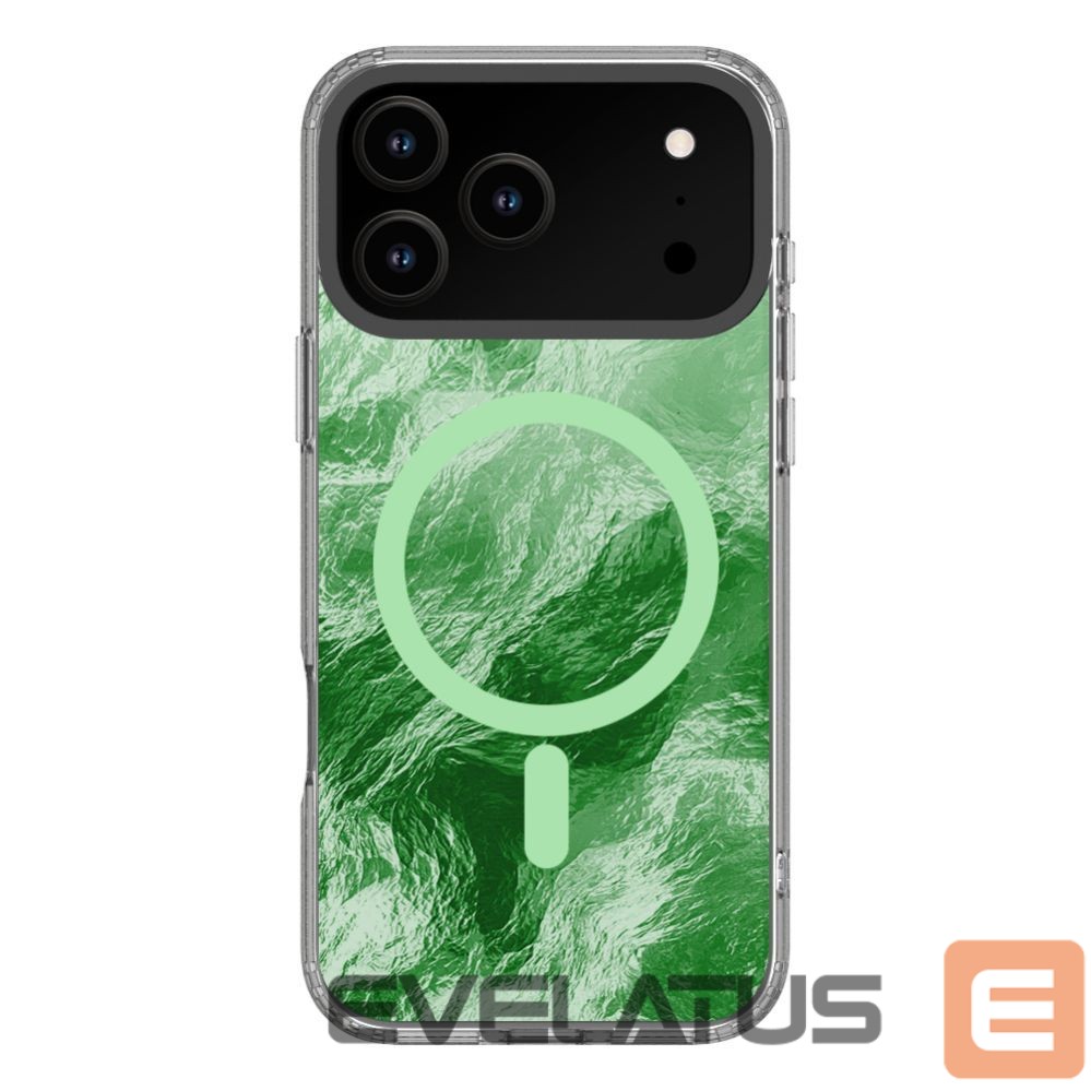 Back panel cover Evelatus Apple iPhone 17 Pro Max IMD Glacier Case with Magsafe Green
