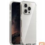 Back panel cover iLike Apple iPhone 17 Anti Shock 1,5 mm case big hole Transparent