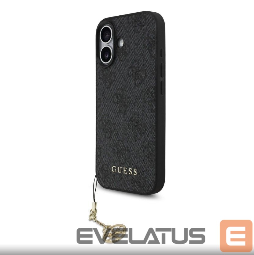 Back panel cover Guess Apple iPhone 17 Tone 4G Charm Case Grey