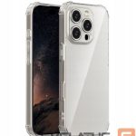 Back panel cover iLike Apple iPhone 17 Pro Anti Shock 1,5 mm case Transparent