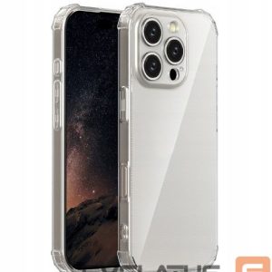 Back panel cover iLike Apple iPhone 17 Pro Anti Shock 1,5 mm case Transparent
