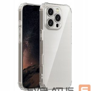 Back panel cover iLike Apple iPhone 17 Pro Max Anti Shock 1,5 mm case Transparent