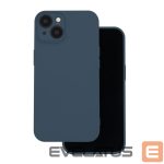 Back panel cover iLike Apple iPhone 17 Pro Silicone case Dark Blue