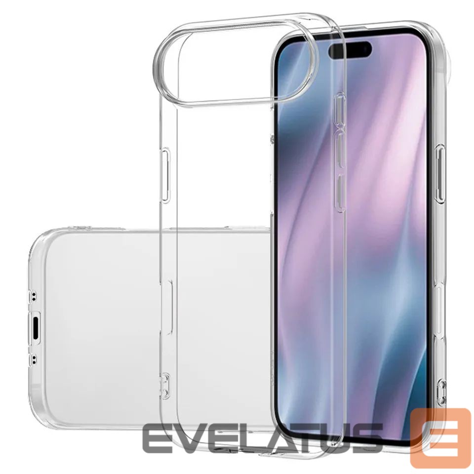 Back panel cover iLike Apple iPhone 17 Air Slim 2 mm Box case Transparent