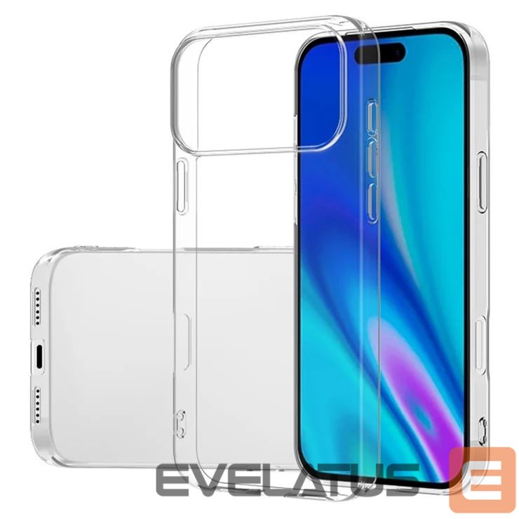 Back panel cover iLike Apple iPhone 17 Pro Max Slim 2 mm Box case Transparent