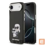 Back panel cover Karl Lagerfeld Apple iPhone Air Silicone case IML Aquarelle K&C Logo Black