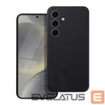 Back panel cover iLike Samsung Galaxy S25 FE Silicone case Black