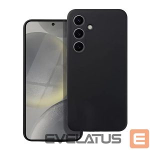 Back panel cover iLike Samsung Galaxy S25 FE Silicone case Black