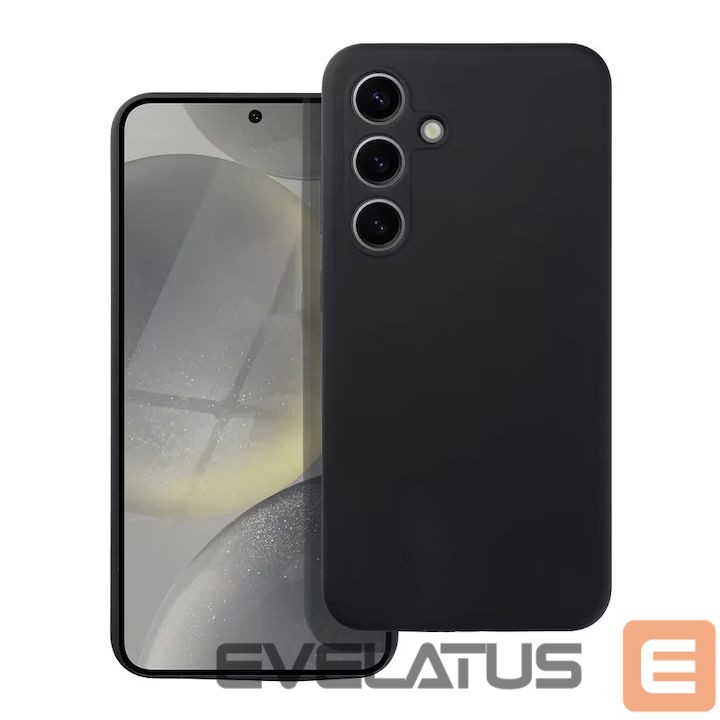 Back panel cover iLike Samsung Galaxy S25 FE Silicone case Black