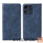 Book case iLike Xiaomi Redmi Note 14 Pro 4G Smart Seam book case Navy Blue