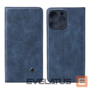 Book case iLike Xiaomi Redmi Note 14 Pro 4G Smart Seam book case Navy Blue