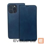 Book case iLike Xiaomi Redmi Note 14 5G Smart Suede book case Navy Blue