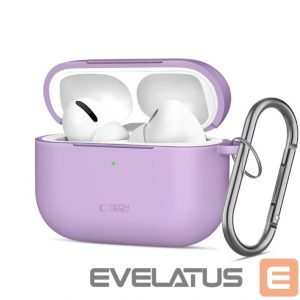 Headphone case Tech-Protect Apple AIRPODS PRO 3 SILICONE HOOK Lavender
