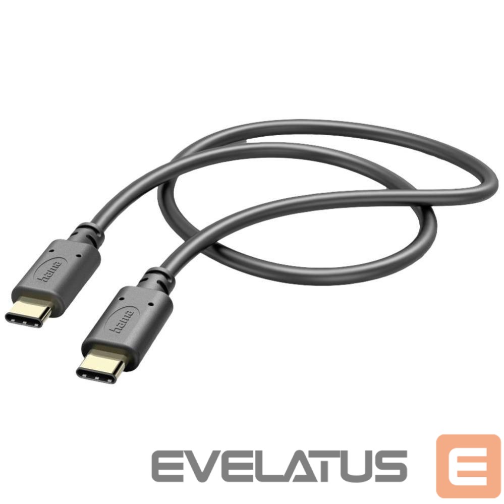 Cable Hama Charging Cable USB-C to USB-C 1m Black