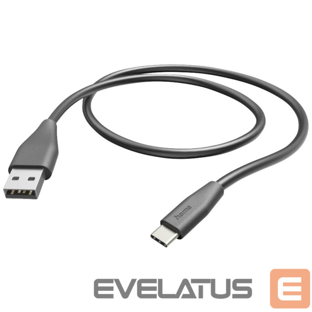 Cable Hama Charging Cable USB-A to USB-C 1.5m Black