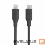 Cable Evelatus  Evelatus USB C to Lightning Silicone Cable 1.2M (MFI10CL) 60W / 20V3A Black