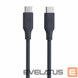 Cable Evelatus  Evelatus USB C to USB C Silicone Cable 1.2M 60W / 20V3A Blue
