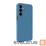 Back panel cover Evelatus Samsung Galaxy A14 4G / 5G Premium Soft Touch Silicone Case Grey Blue