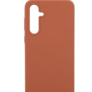 Back panel cover Evelatus Samsung Galaxy A34 Premium Soft Touch Silicone Case Saddle Brown