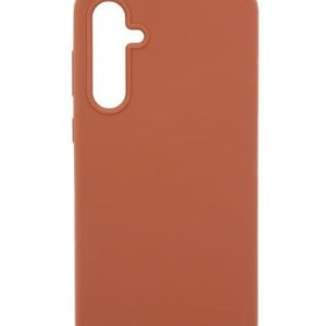 Back panel cover Evelatus Samsung Galaxy A54 Premium Soft Touch Silicone Case Saddle Brown
